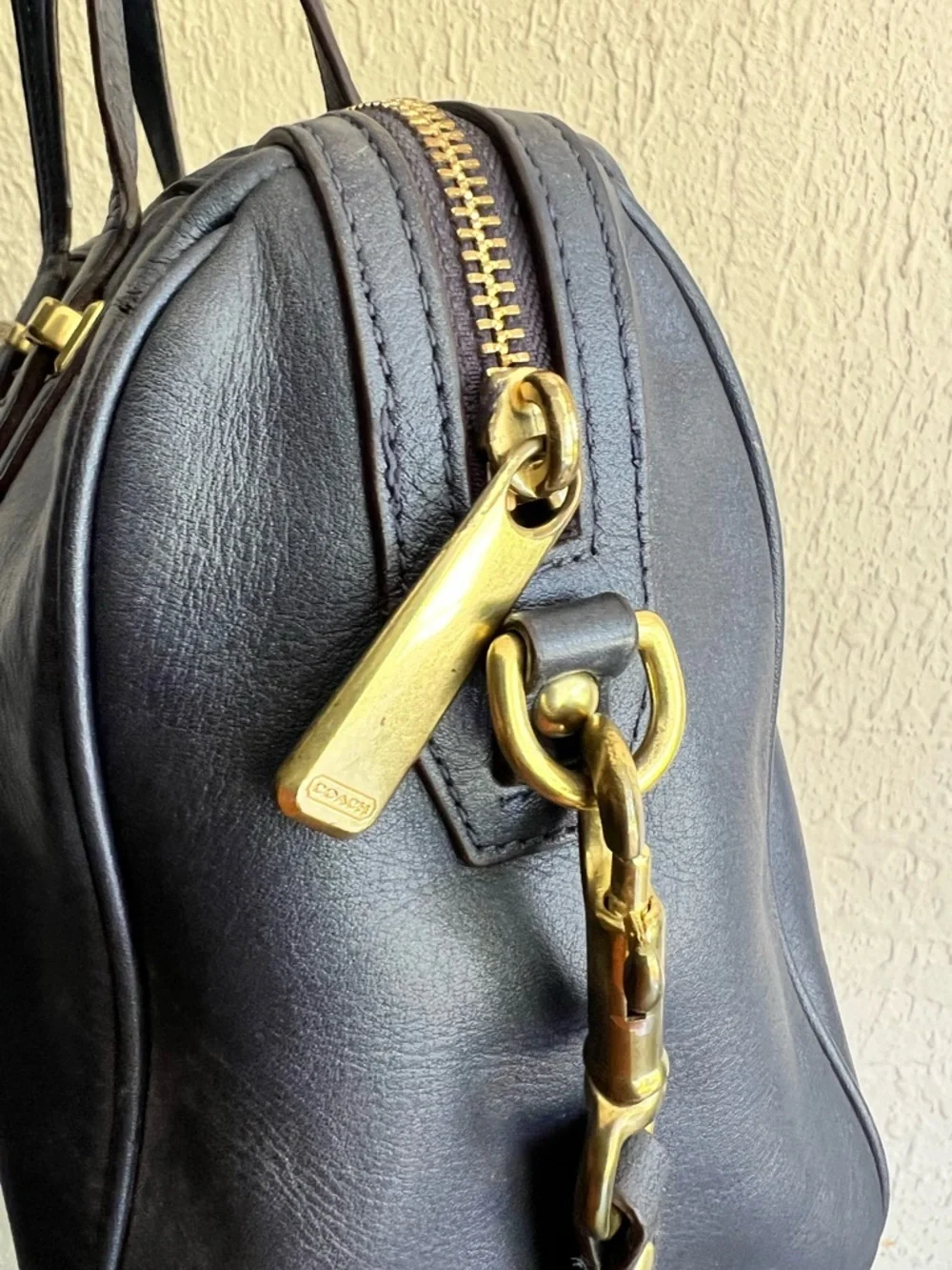Coach Taylor Leather Satchel/Crossbody Bag - Picture 13 of 13